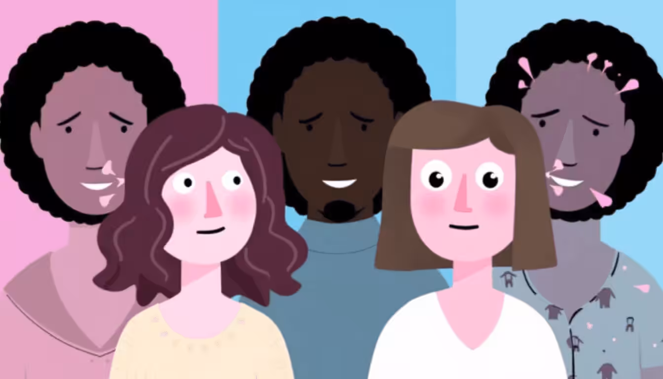 An illustration depicting the concept of social phobia and social anxiety disorder.