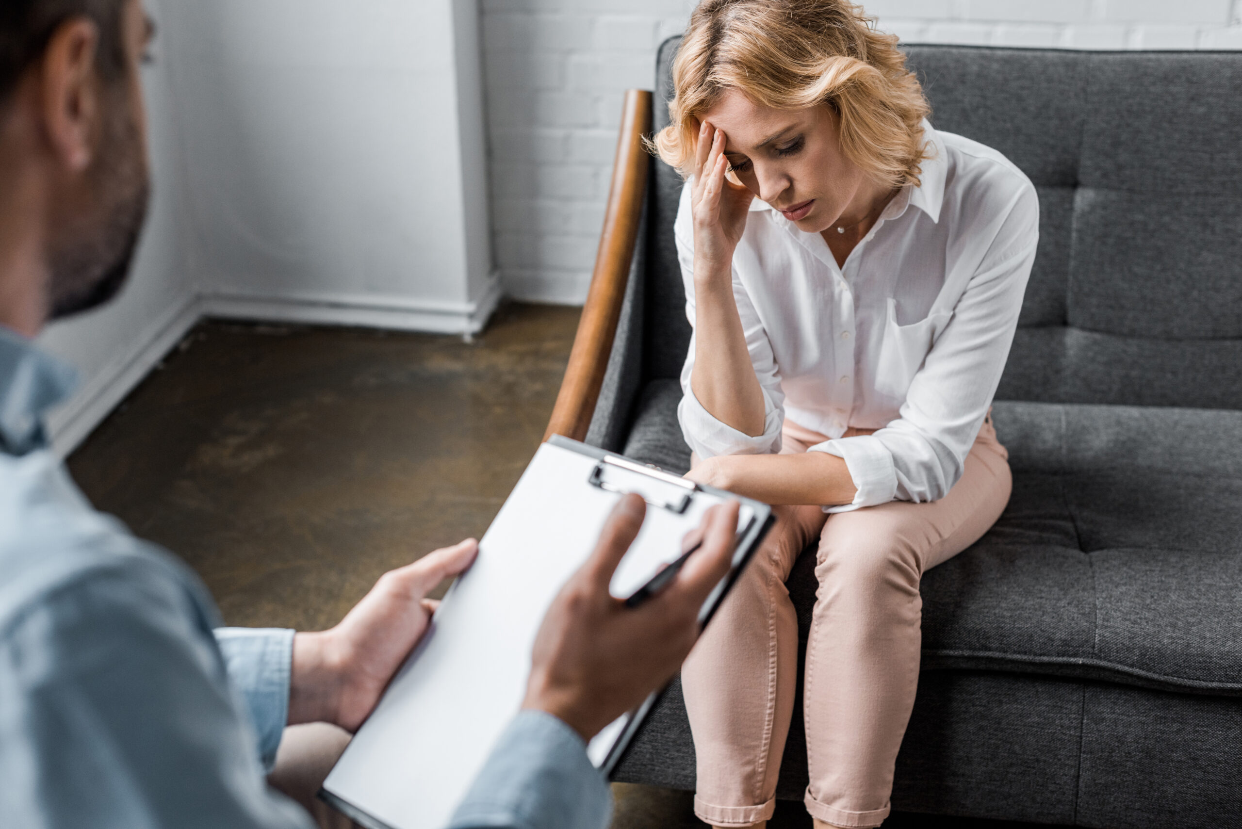 Can therapy help with anxiety therapist supporting a client experiencing worry and emotional overwhelm