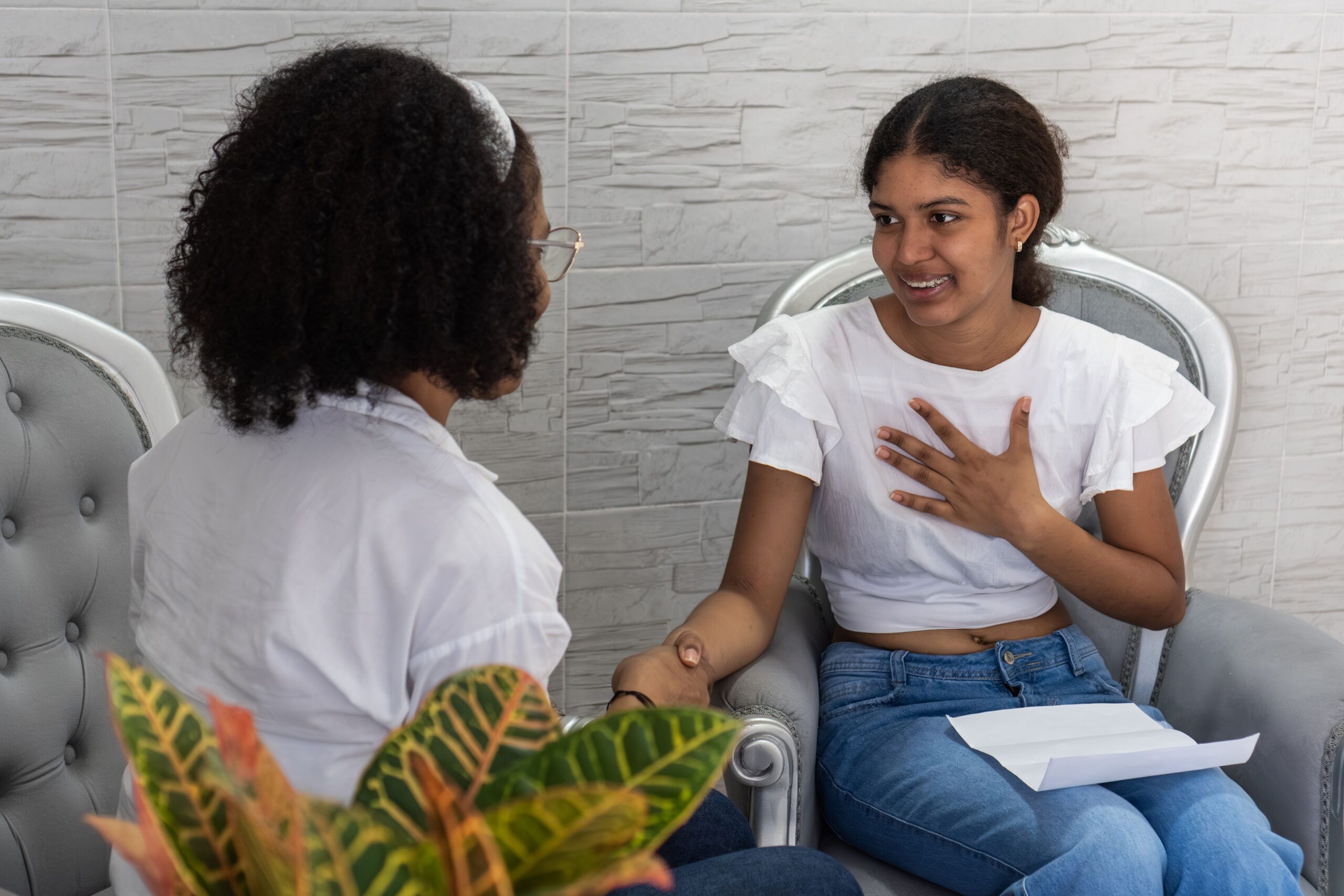 Counseling session showing different types of therapy for anxiety and emotional support