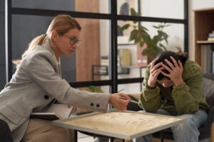 Person learning the difference between a panic attack vs panic disorder