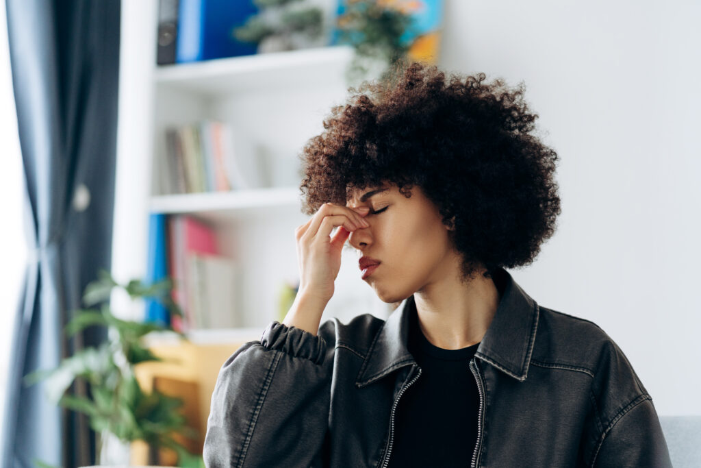 Illustration of anxiety and overthinking affecting focus and daily decision-making