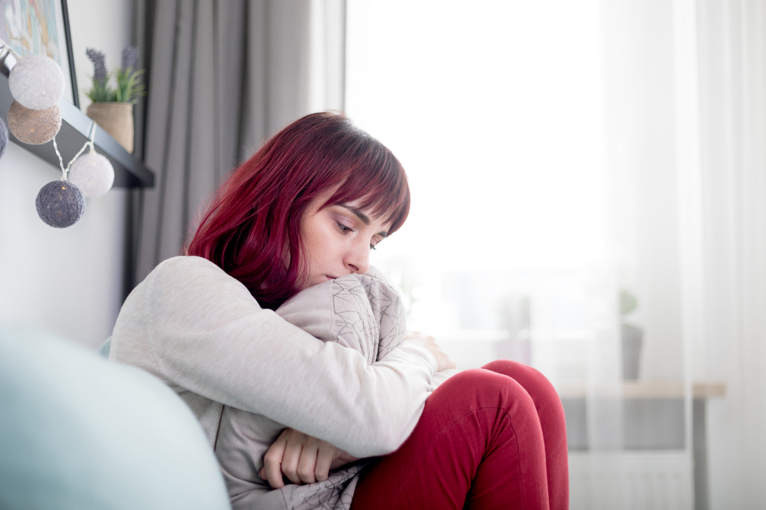 Health anxiety cycle involving body checking symptom searching reassurance and temporary relief