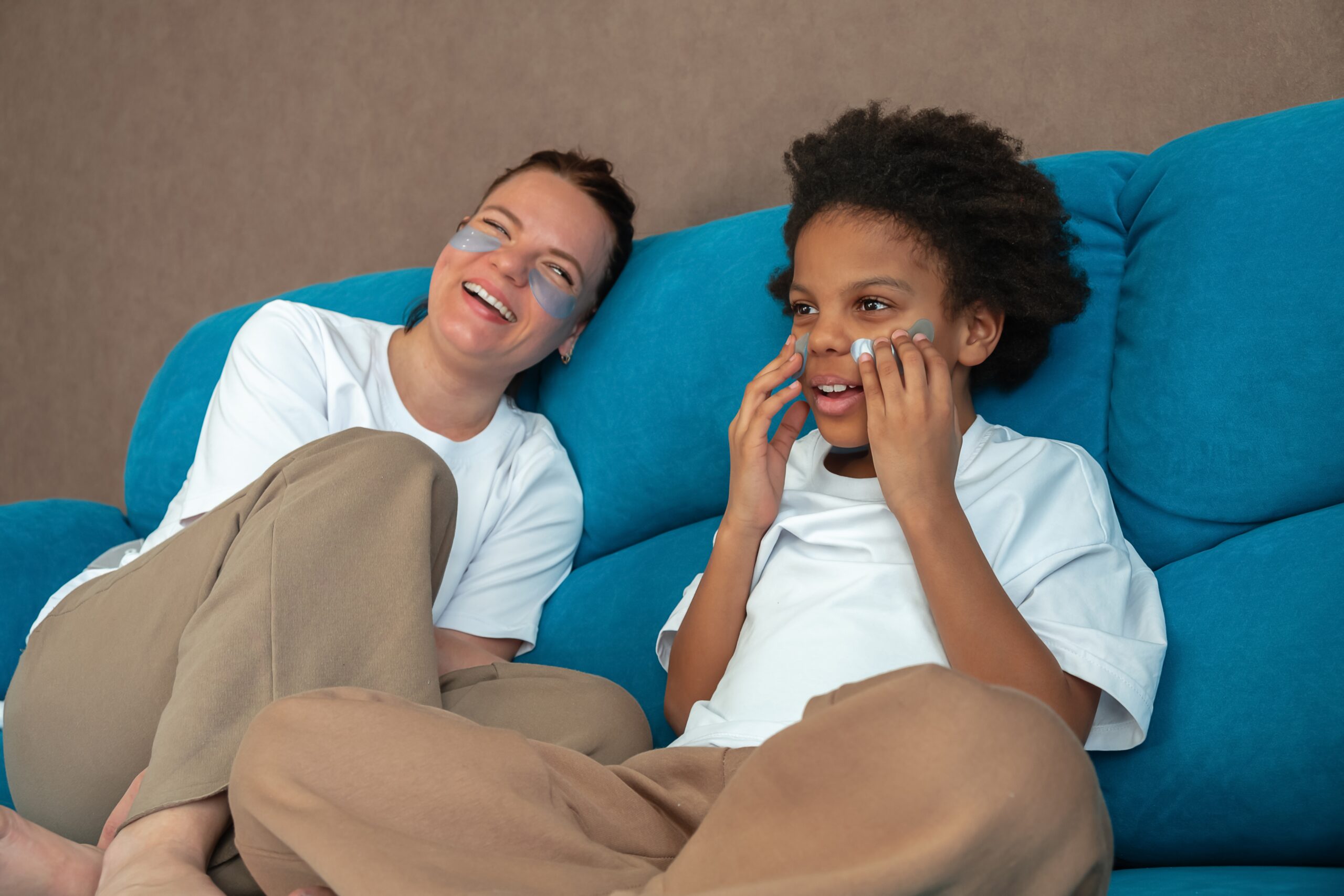 womanandchildrelaxingwitheyeandfacemasks20260107001148utc Acceptance Path Counseling Adult feeling exhausted after hiding attention difficulties through ADHD masking