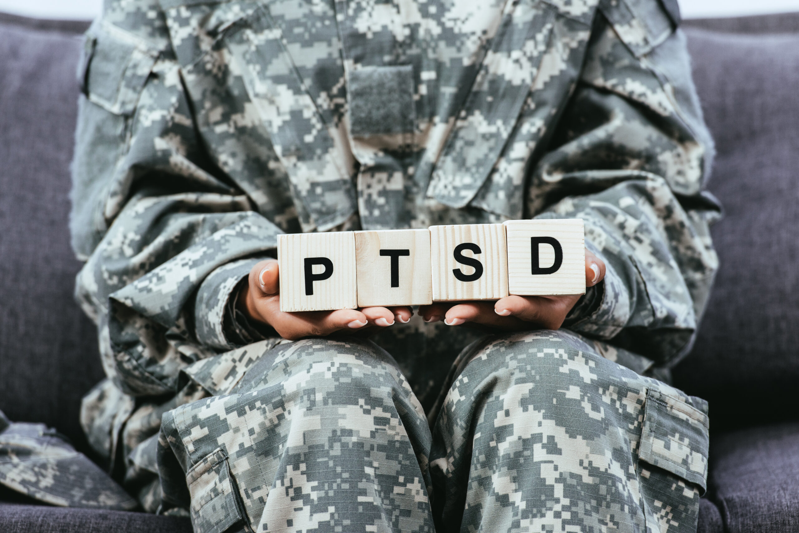 PTSD hypervigilance causing tension and an exaggerated startle response
