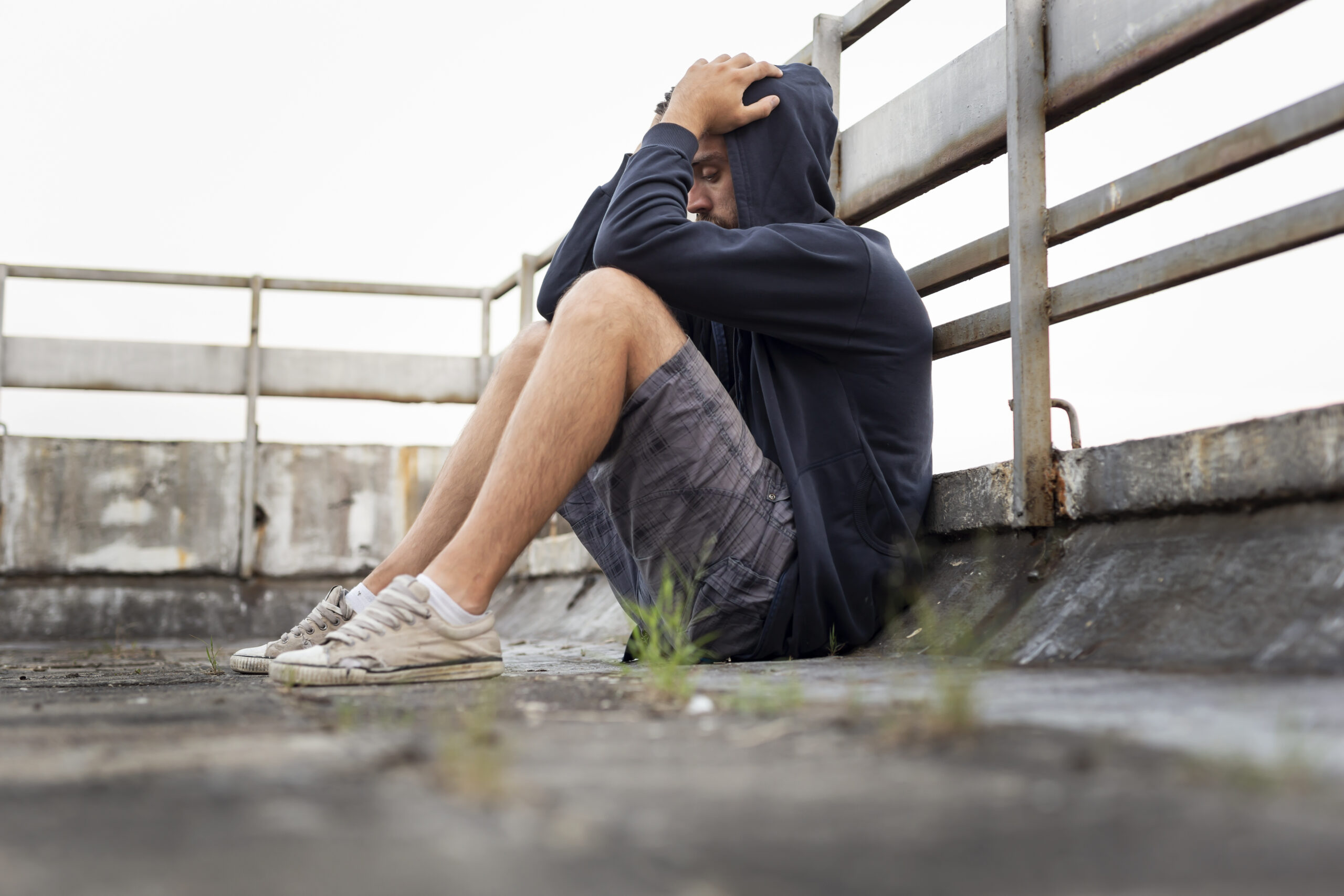 Depression Acceptance Path Counseling Person taking a small first step to manage depression related procrastination