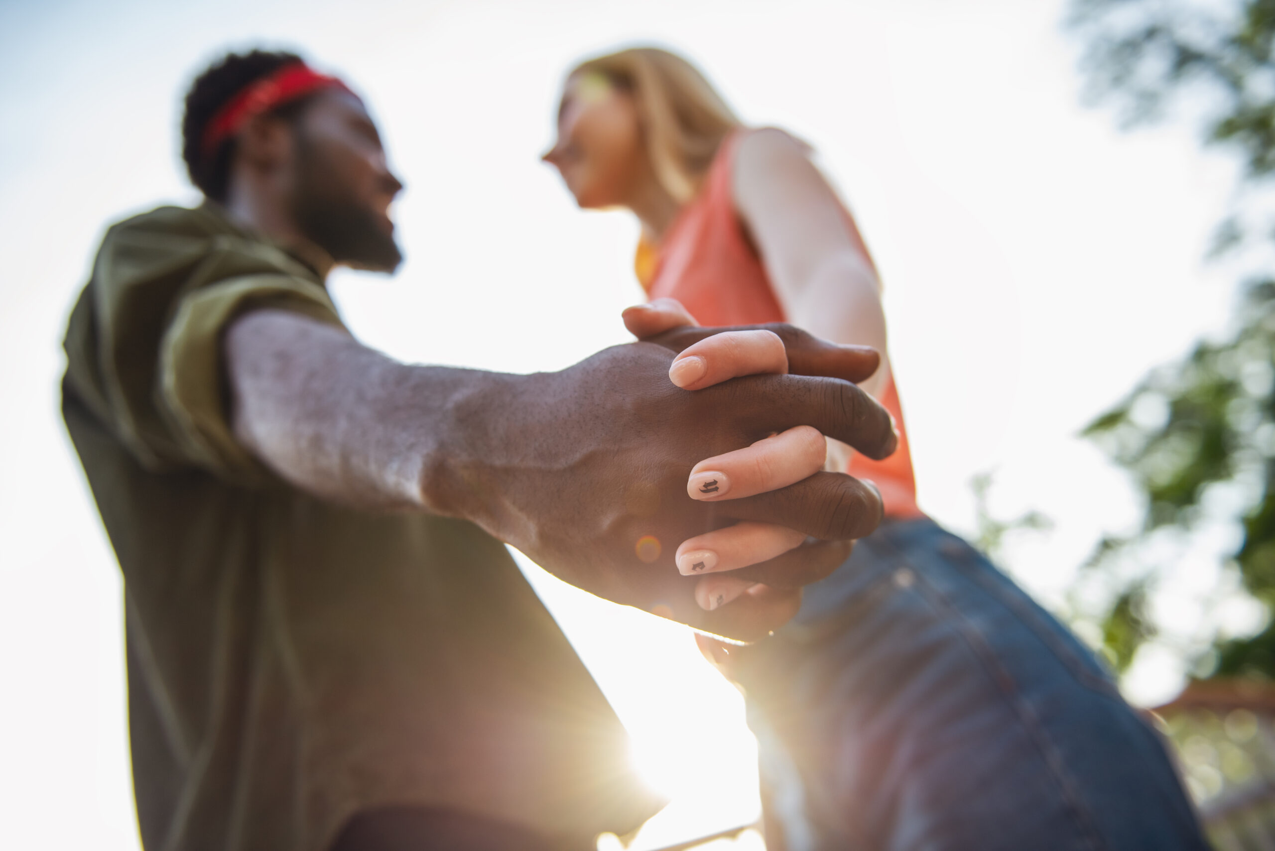 Couple discussing communication challenges related to BPD in relationships