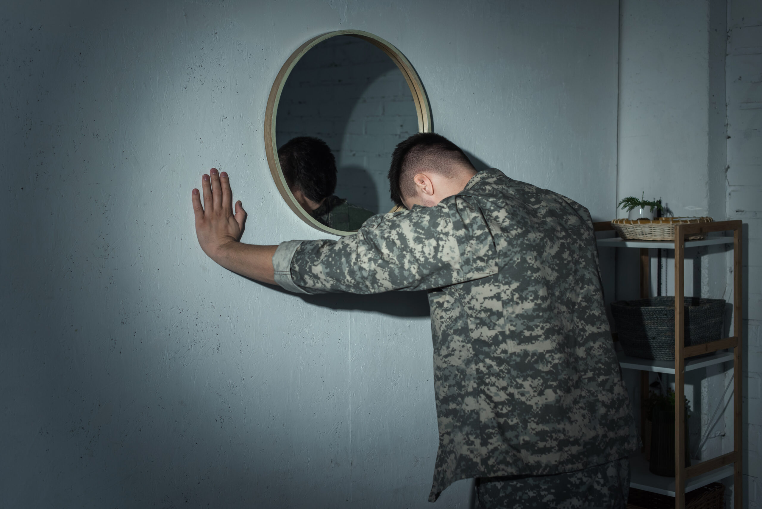 Person struggling to sleep because of PTSD hypervigilance